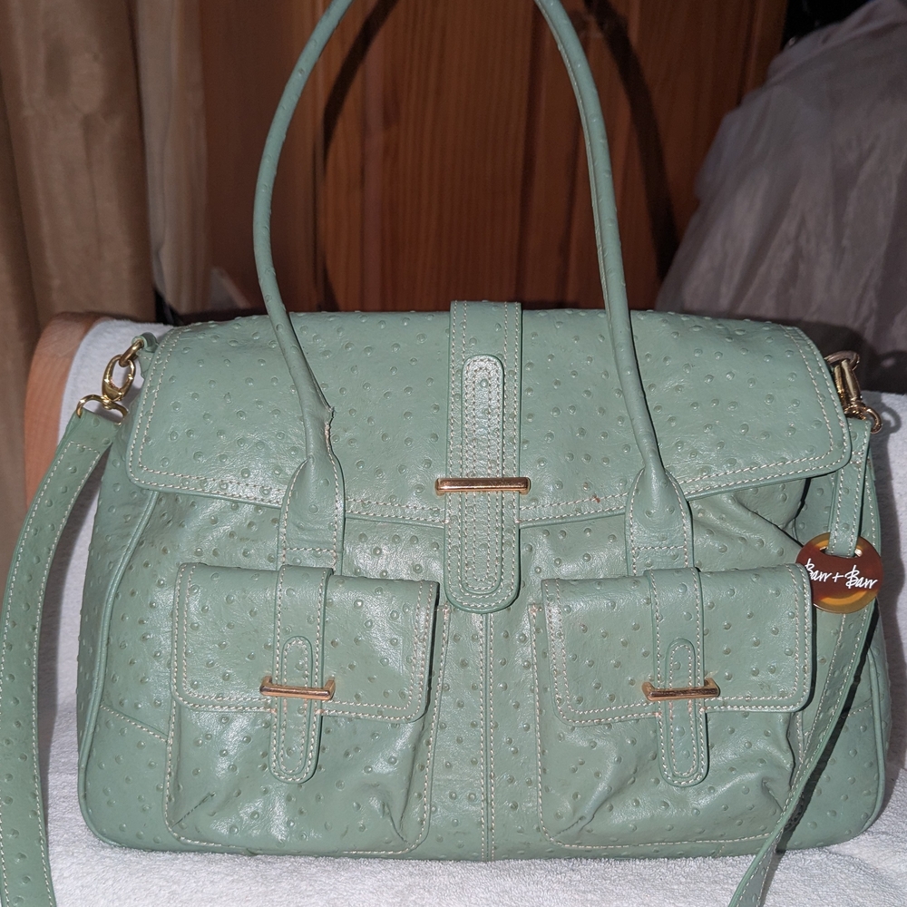 Barr+Barr Signature Limited Edition Mint Green Satchel
